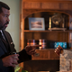 The Narrator (Jordan Peele) meets Sophie (Zazie Beetz) in the “Blurryman” episode of The Twilight Zone.